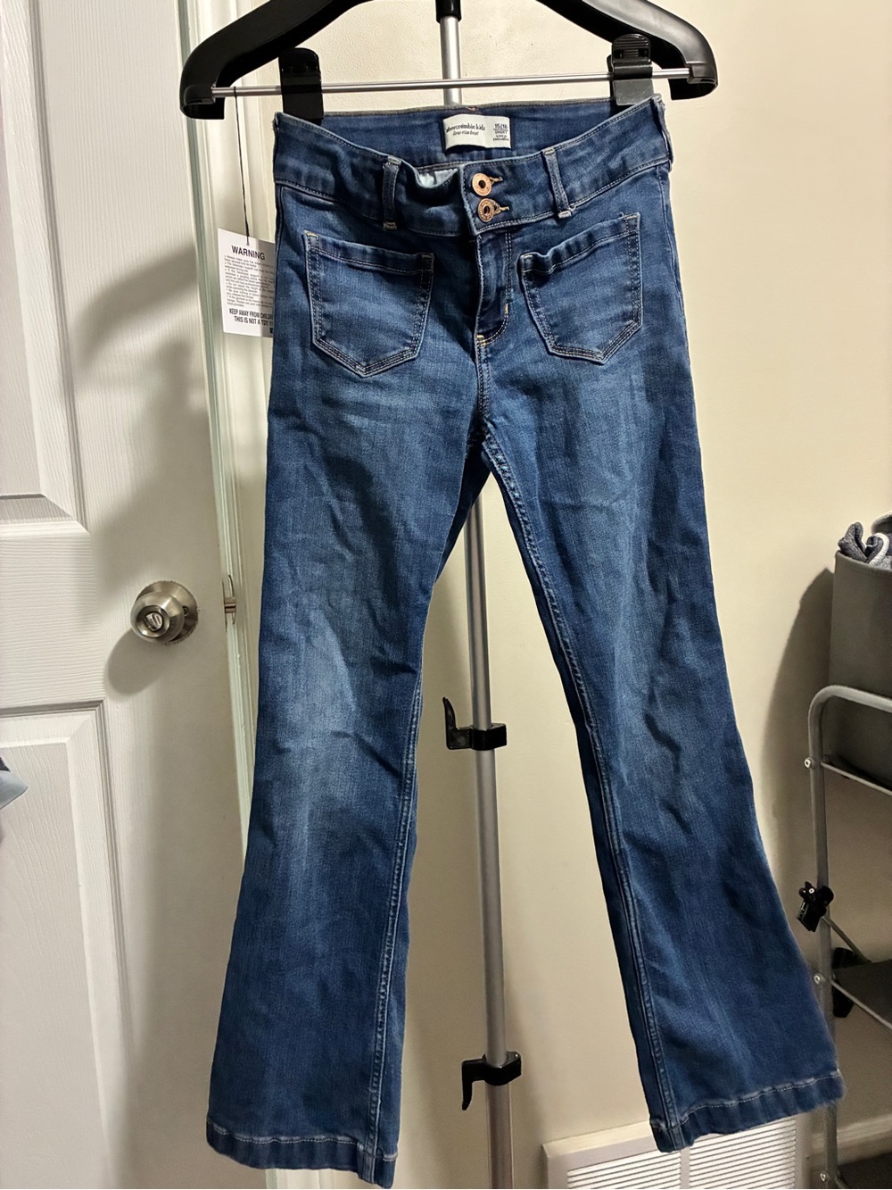 abercrombie Blue Flared Women's Jeans